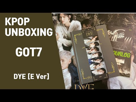 [UNBOXING🎁] 갓세븐(GOT7) DYE I Not By The Moon Album 앨범언박싱🎁 (E Ver) 200421