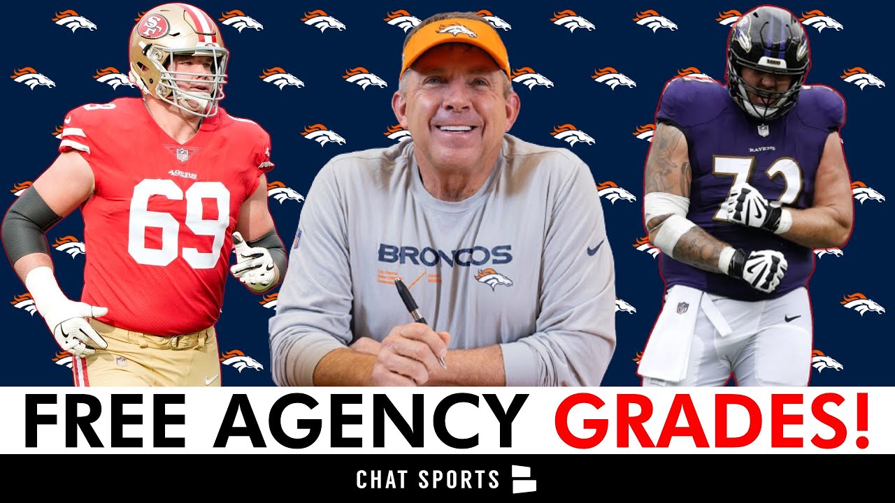 Denver Broncos Free Agency Grades & Tracker For 2023 + CB Essang Bassey
