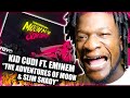 Kid Cudi - The Adventures Of Moon Man & Slim Shady (Lyric Video) ft. Eminem (REACTION)