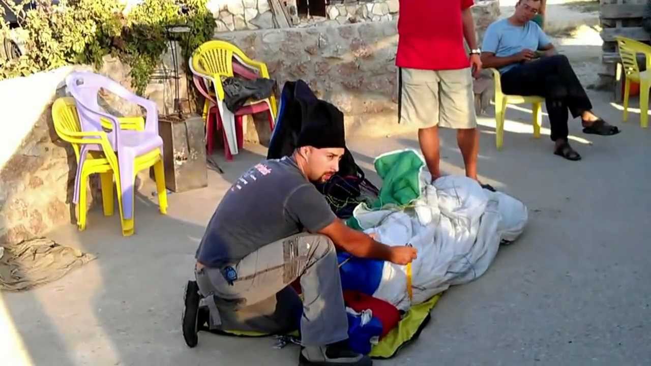 Концертина - для быстрой и компактной упаковки крыла