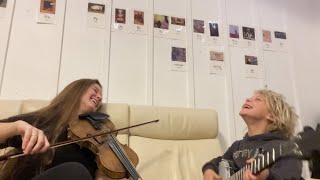 Fly Around // fiddle tune with little bro by Sayer Elizabeth 313 views 2 months ago 1 minute, 26 seconds