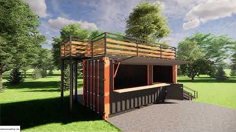 Container Cafe Design Ideas - Perfect for a Mobile Cafe!