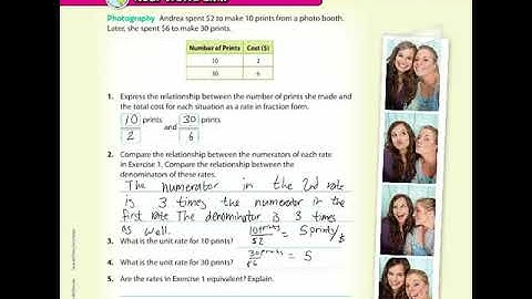 6th Grade Math Chapter 1 Lesson 6: Equivalent Ratios