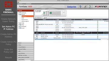 FortiGate Cookbook - Basic Firewall Configuration (5.0)