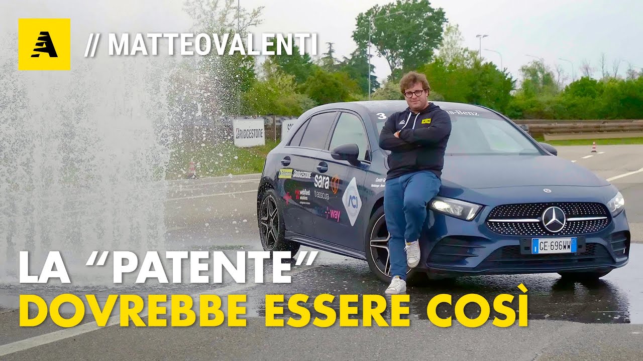 L'esame della PATENTE dovrebbe essere così. Ecco come si impara a GUIDARE DAVVERO