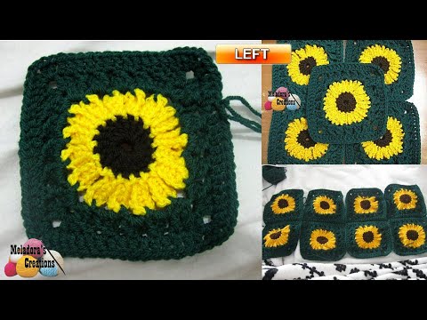 How to Crochet a Sunflower * Moms and Crafters