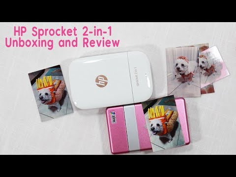 HP Sprocket 2-in-1 Unboxing and Review, Plus Comparison to Polaroid POGO Printer