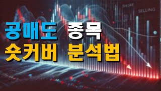공매도 대량보유자 대차잔고 거래원 업틱룰 종목 확인 분석법