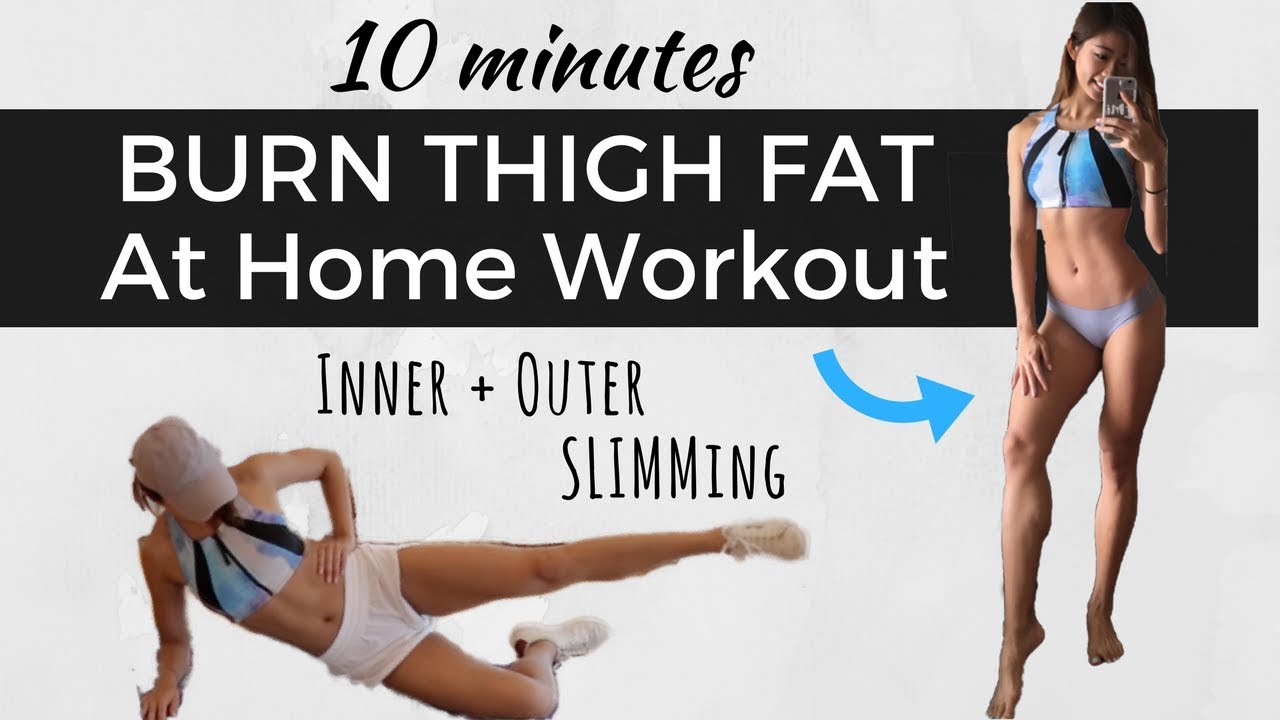 10 min Inner + Outer Thigh Workout to BURN FAT
