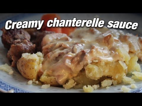 Easy Creamy Chanterelle Sauce Recipe | Food From Nature