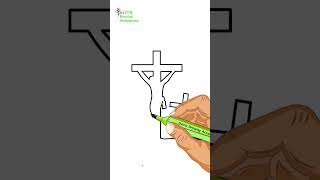 Good Friday Drawing | Jesus Cross Drawing | #shorts #youtubeshort #drawing #art #goodfriday #viral