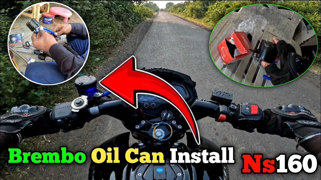 Brembo Oil Can Install Ns160 / brembo installation in ns160 