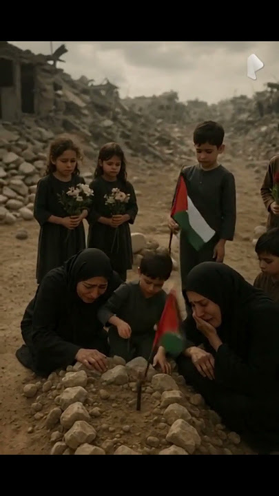 🇵🇸 Mourning in the Ruins | A Heartbreaking Story of Palestine #shorts  #palestine #ai #gaza #sad