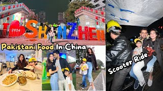 PAKISTANI Restaurant In China 😍🇨🇳| Scooter Pe City Ghuma 😍 SHENZEN CHINA  | Family Trip