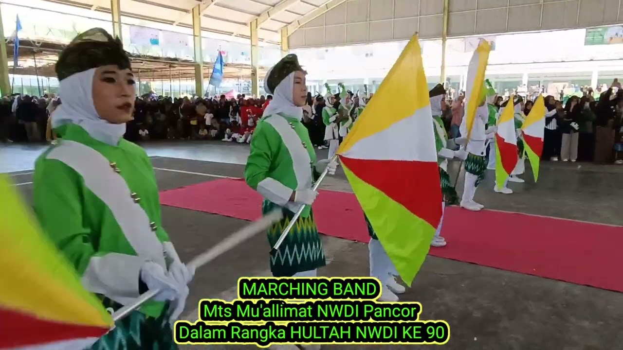PENAMPILAN MARCHING BAND Mts Mu'allimat NWDI Pancor