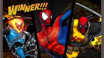 ULTIMATE MARVEL VS. CAPCOM 3 Spiderman,Deadpool,Ghost Rider Requested Gameplay