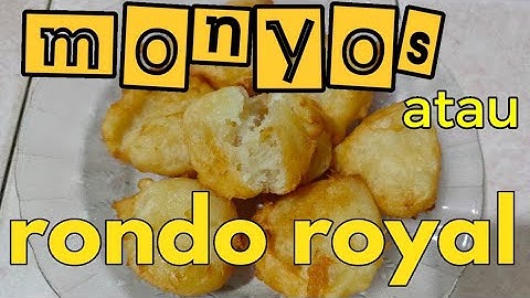 Cara membuat monyos||rondo royal||aneka jajanan nusantara