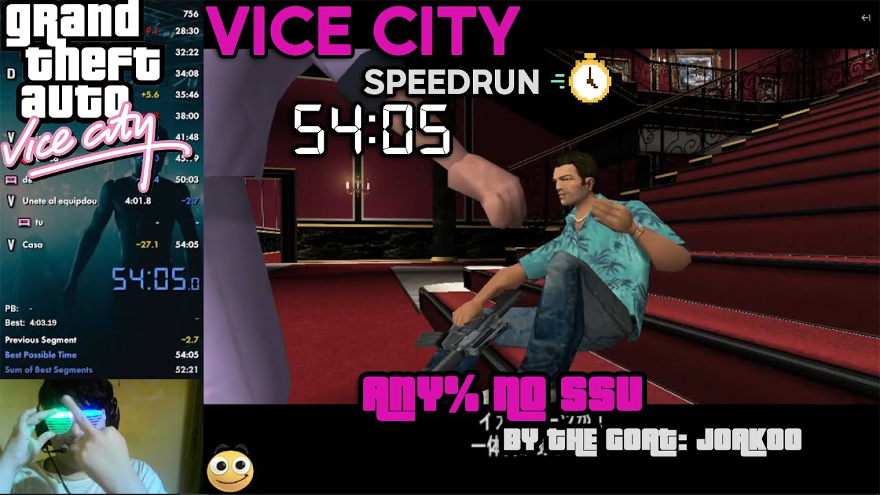 GTA: Vice City Speedrun – No SSU in 54:05