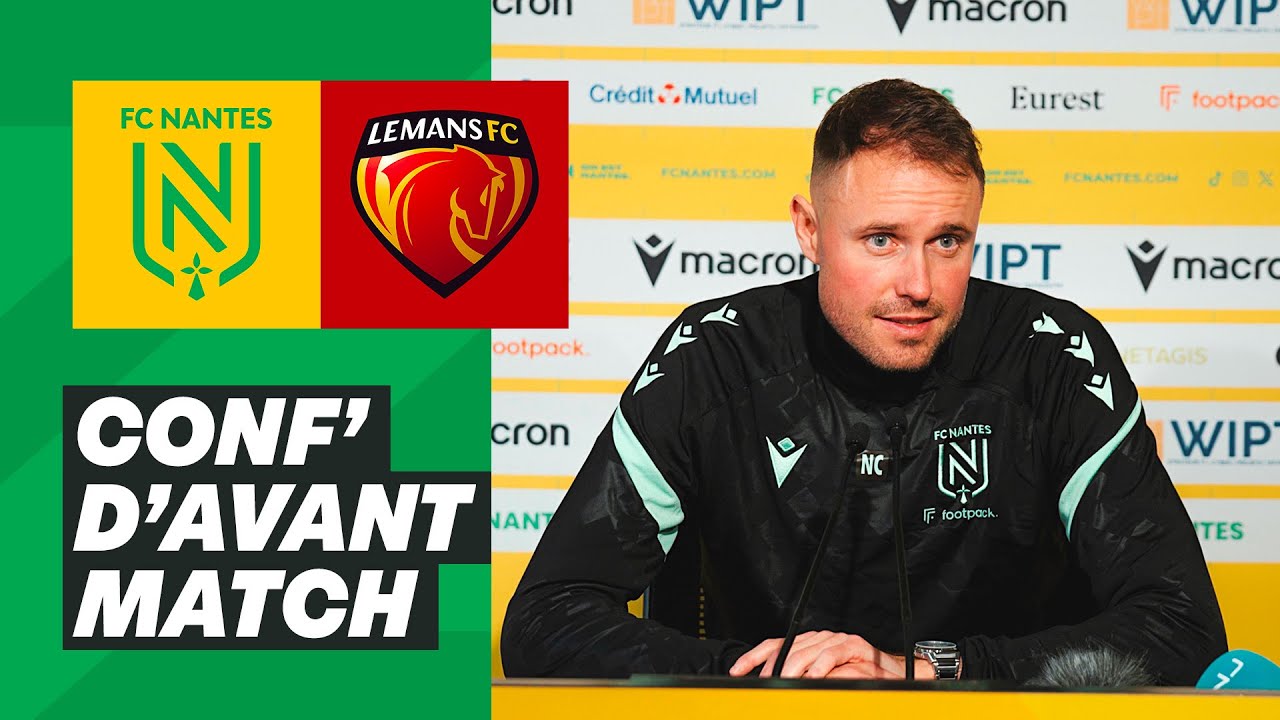 [Féminines] 🎥🎙️ 8e Finale CDFF : Nicolas Chabot avant FCN - LE MANS FC