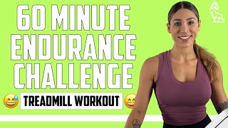 60 MIN ENDURANCE CHALLENGE | Treadmill Follow Along! screenshot 5