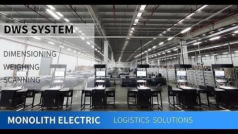 MonolithIoT 4 outfeeds sorting ways with DWS dimensioning weighing scanning barcode measuring...