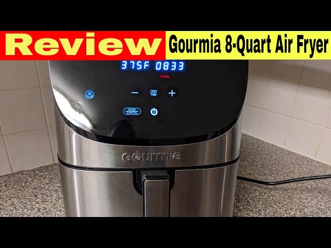 Gourmia 8-qt. Digital Stainless Steel Air Fryer