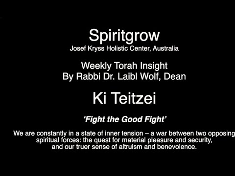 Ki Teitzei - Your Weekly Mission - By Rabbi Laibl Wolf