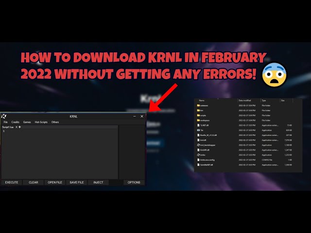 🔥HOW TO DOWNLOAD KRNL WITHOUT GETTING ANY ERRORS IN MARCH 2022!😨 