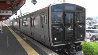 JR長崎本線 肥前鹿島駅から普通列車発車