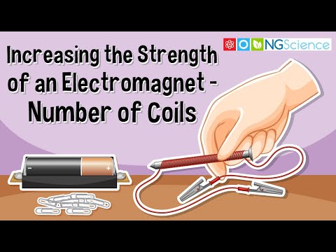 Increasing the Strength of an Electromagnet – Number of Coils