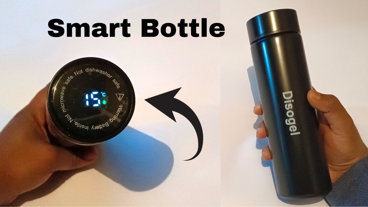 YiLBX Smart Heat Water Bottle with LCD Temperature Display with