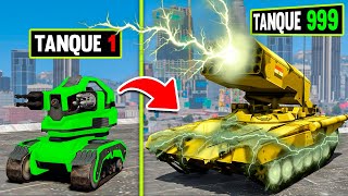 TRANSFORMEI TANQUES NORMAIS em TANQUES DE DEUSES no GTA 5 screenshot 5