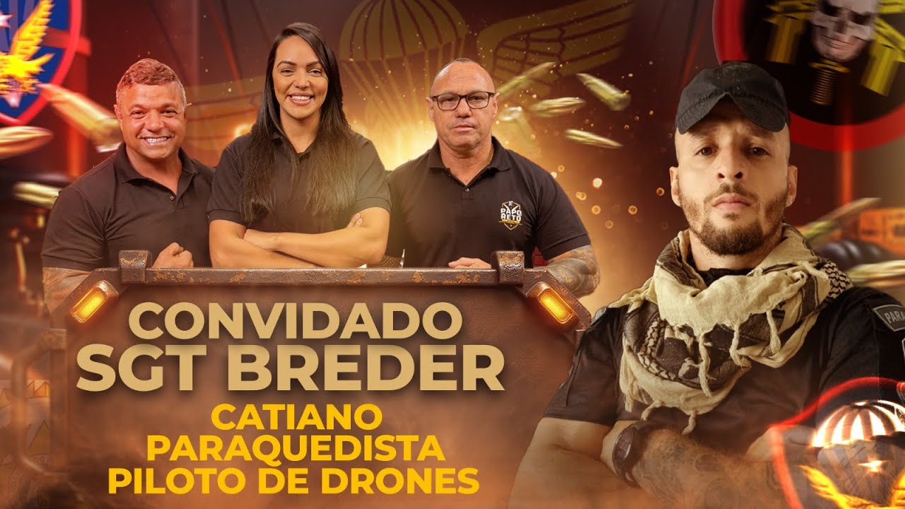 SGT Breder, Catiano PQDT, Piloto de Drone I PMERJ I Papo Reto #17