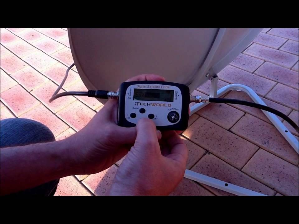Franje beheerder Montgomery Satellite Finder meter how to use - YouTube