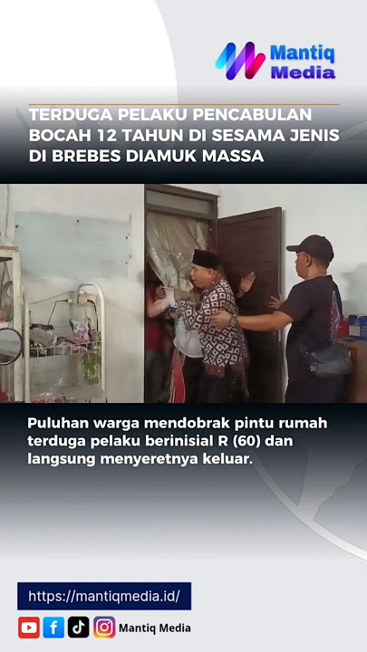 Terduga Pel4ku C4buL di Brebes Di4muk Mass4 #beritaterkini