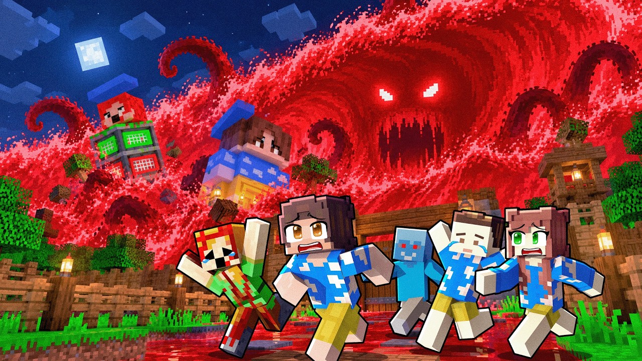 BORALO KÖYÜNU KANLI TSUNAMİ BASTI - Minecraft