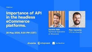 Webinar: Importance of API in headless eCommerce platforms