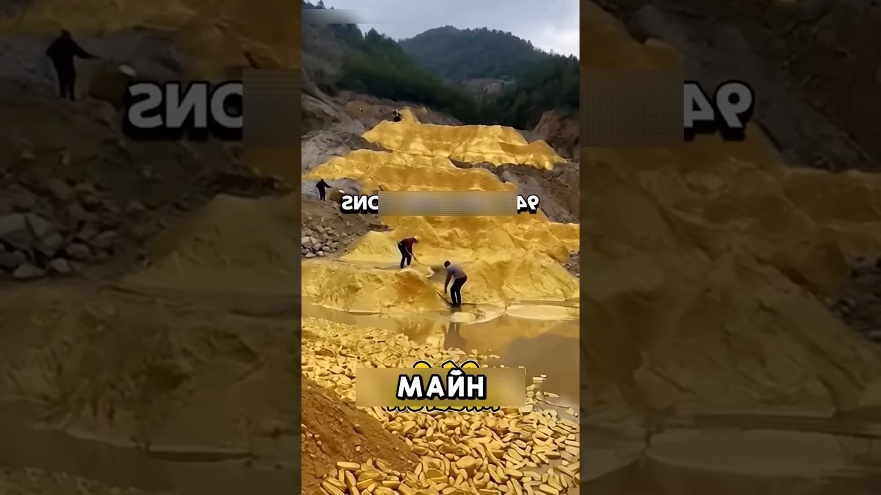 Крупнейший вулкан в мире извергающийся золотом 