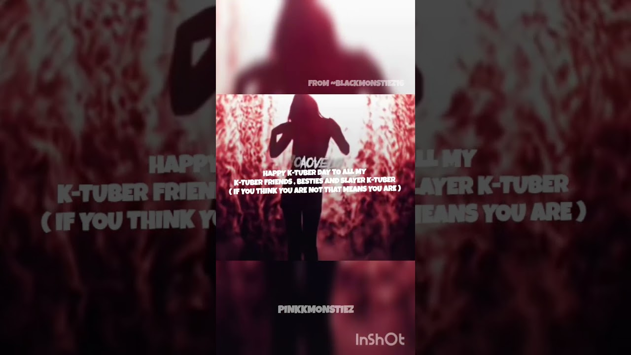 Happy k-tuber day. From