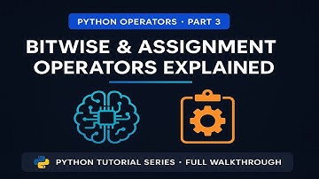 ⚙️ Python Operators Part 3 | Bitwise & Assignment Operators Explained with Simple Logic