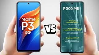 realme p3 5g vs poco m8 full comparison.