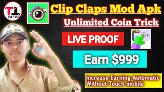 how to make money from clip claps app | clip claps app unlimited coins tips | The Tech screenshot 5