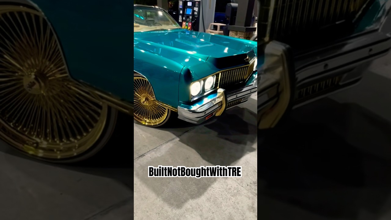 LS Swap 73 Donk On GOLD Daytons 