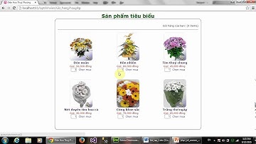 Bài 5: Session và Cookie (BT: 5.3: Giỏ hàng)