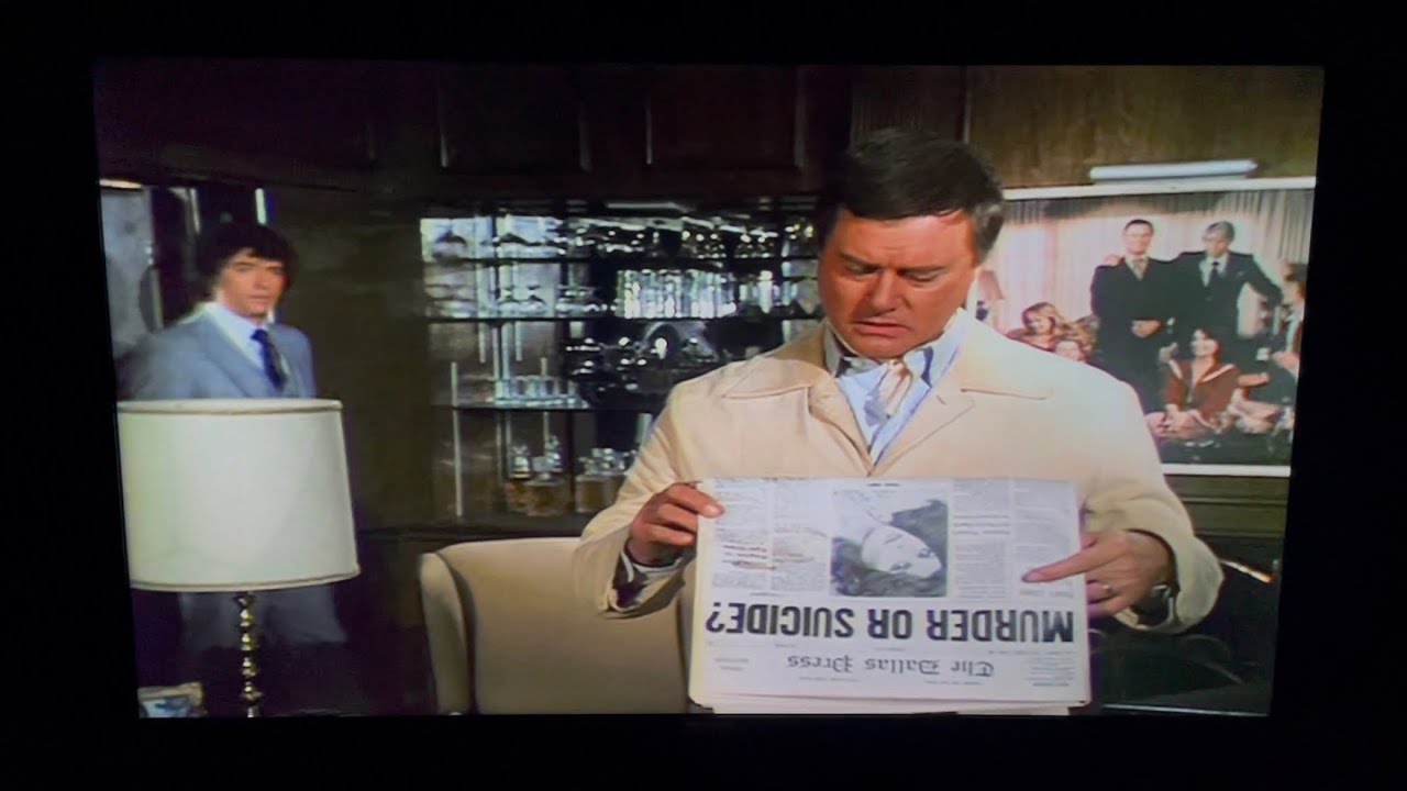 Dallas: News of Julie Grey’s death gets around.