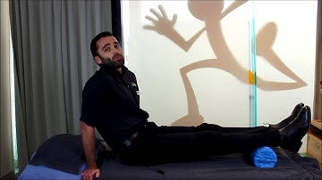 How to use a foam roller to loosen your calf muscles by my Physio SA Adelaide Physiotherapist
