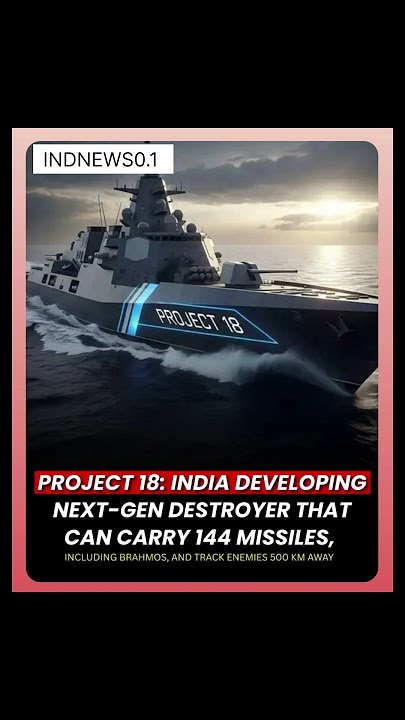 'India builds stealth destroyer: Project 18 rising#viral #indnews#news#trending#indnews0.1