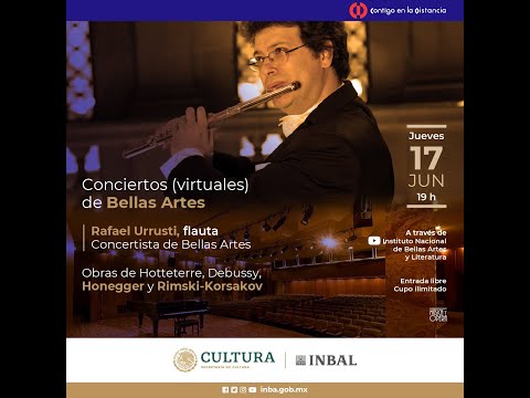 Conciertos (virtuales) de Bellas Artes / Rafael Urrusti