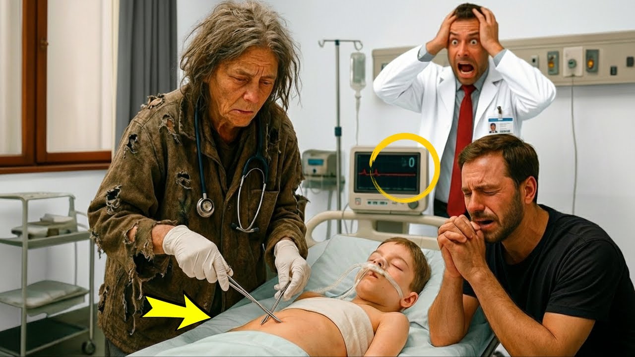 BİR DİLENCİ MİLYONERİN OĞLUNU AMELİYAT ETMEK İÇİN AMELİYATHANEYE DALDI: “ONU KURTARABİLİRİM!”