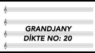 Grandjany 20. Dikte Çalışması
